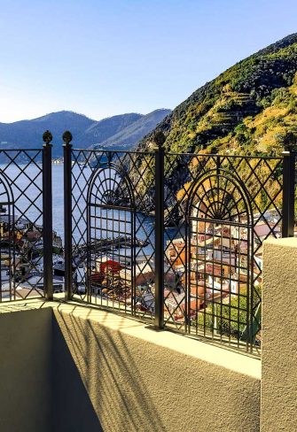 The Orangery Wrought-Iron Railing by Classic Garden Elements