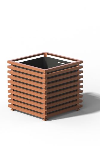 The Large Ibiza Planter by Classic Garden Elements, Copper light