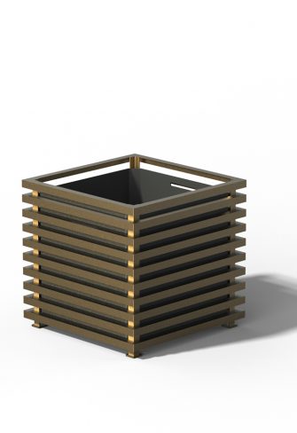 The Large Ibiza Planter by Classic Garden Elements, Kendon gold