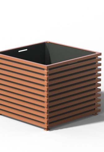 The Ibiza Park Planter by Classic Garden Elements, Copper light