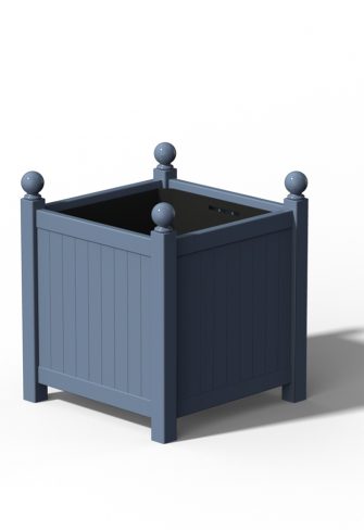 The Large Planter Versailles by Classic Garden Elements, RAL 5014 Pigeon blue