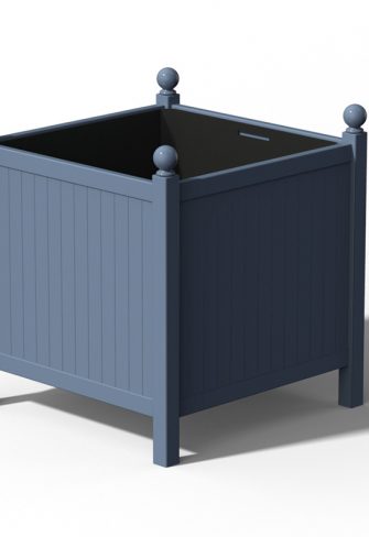 The Large Versailles Planter Park by Classic Garden Elements, RAL 5014 Pigeon blue