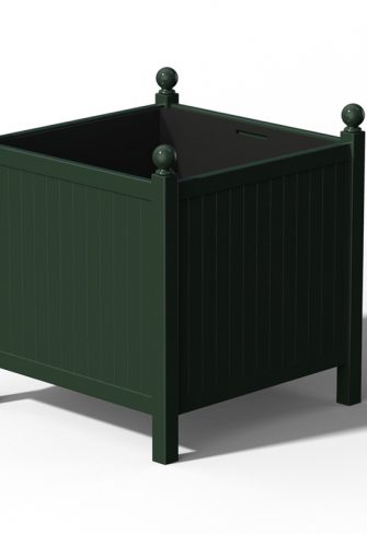 The Large Versailles Planter Park by Classic Garden Elements, RAL 6012 Black green