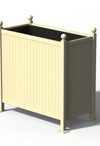 The Planter Room Divider by Classic Garden Elements, RAL 1015 Light ivory