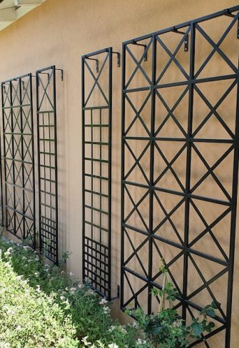 The Croome Espalier Trellis in a private garden in Tuscany