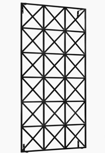 The Ravenna Metal Wall Trellis by Classic Garden Elements