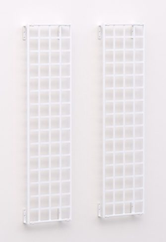 Trellis Bauhaus pair 9-14 in RAL 9016 traffic white