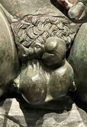 Boxer at Rest – Representation of Phallus and Scrotum © Classic Garden Elements