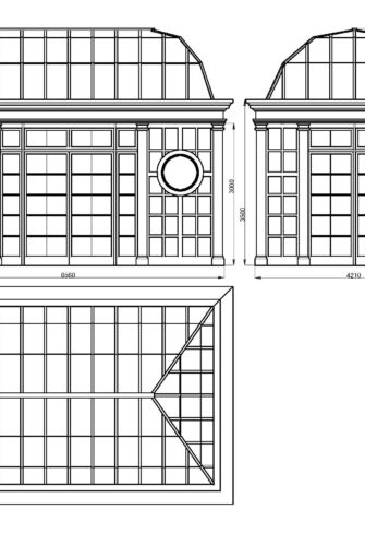 Bloomingdale Conservatory Original Blueprint - Orginal