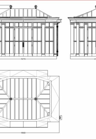 Gaineswood Conservatory blueprint